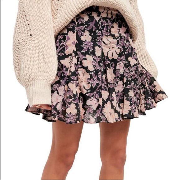 Host pick - Free People - End Of The Island Godet Skirt - size 4 - NWOT - Picture 1 of 15